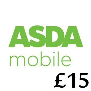 £15 Asda Mobile Top Up Voucher Code