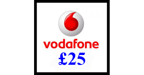 £25 Vodafone Mobile Top Up Voucher Code - To Email - PayPal Credit ...